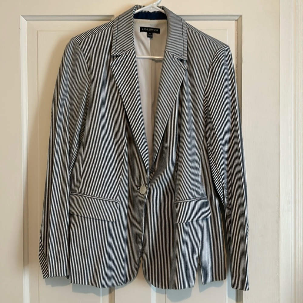 Seersucker blazer